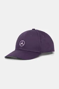 adidas sapca de baseball din bumbac x Mercedes culoarea violet, JZ2547 imagine