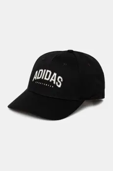 adidas sapca U VARSITY CAP culoarea negru, cu imprimeu, JP4818 imagine