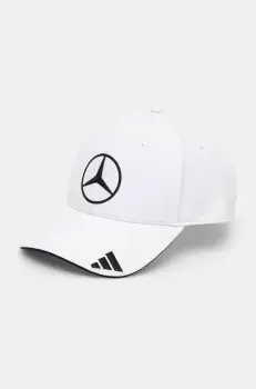 adidas sapca x Mercedes culoarea alb, cu imprimeu, JW6270 imagine