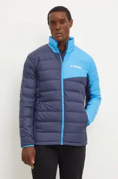 adidas TERREX geaca sport din puf Multi culoarea albastru marin, de tranzitie, JI9247 imagine