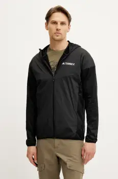 adidas TERREX hanorac Xperior culoarea negru, JF1227 imagine