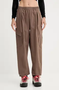 adidas TERREX pantaloni de exterior culoarea maro, uni, JM9857 imagine