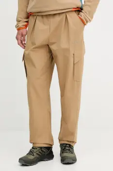 adidas TERREX pantaloni de exterior culoarea verde, drept, JM7424 imagine