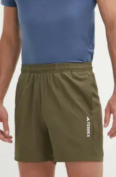 adidas TERREX pantaloni scurti outdoor Multi culoarea verde, IP6865 imagine