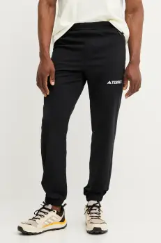 adidas TERREX pantaloni sport Multi barbati, culoarea negru, uni, JF3711 imagine