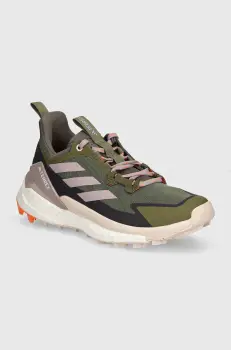 adidas TERREX pantofi Free Hiker 2 Low femei, culoarea verde, IG8892 imagine