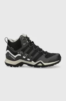 adidas TERREX pantofi Swift R2 Mid GTX femei, culoarea negru imagine