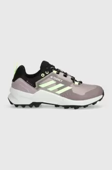 adidas TERREX pantofi Swift R3 GTX femei, culoarea violet imagine