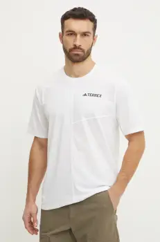 adidas TERREX tricou sport Multi culoarea bej, neted, JE0391 imagine