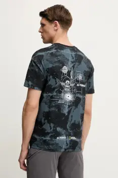 adidas TERREX tricou sport x National Geographic culoarea negru, cu imprimeu, JD5959 imagine