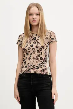 adidas tricou Animal culoarea bej, JM1853 imagine