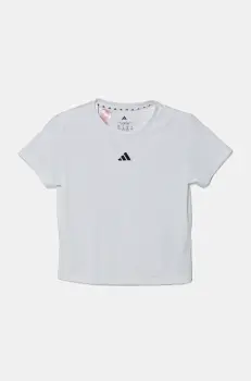 adidas tricou copii culoarea alb, JJ1066 imagine