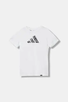 adidas tricou copii culoarea alb, JV5195 imagine