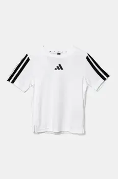 adidas tricou copii culoarea alb, modelator, JJ1033 imagine