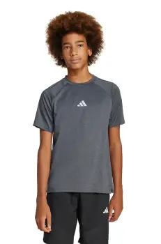 adidas tricou copii culoarea gri, cu imprimeu, JJ5050 imagine