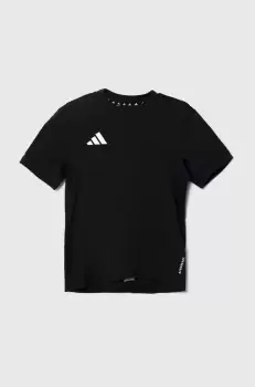 adidas tricou copii culoarea negru, cu imprimeu imagine