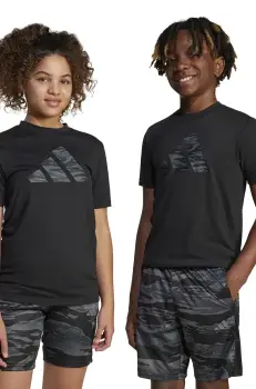 adidas tricou copii culoarea negru, cu imprimeu, JC8492 imagine