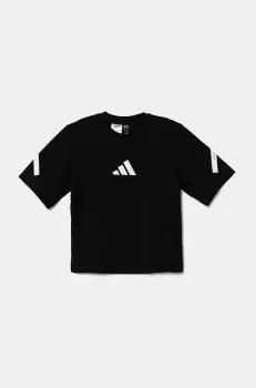 adidas tricou copii culoarea negru, cu imprimeu, JD0017 imagine