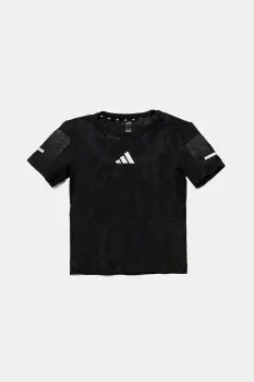 adidas tricou copii culoarea negru, cu imprimeu, JJ4997 imagine