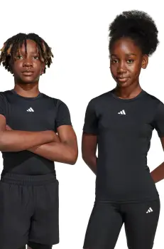 adidas tricou copii culoarea negru, cu imprimeu, JJ5047 imagine