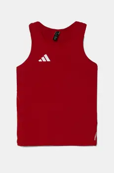 adidas tricou copii culoarea rosu, cu imprimeu, IT5062 imagine