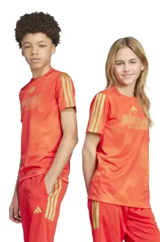 adidas tricou copii culoarea rosu, cu imprimeu, JD0497 imagine