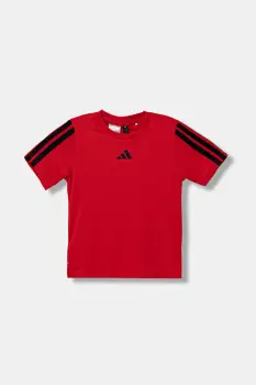 adidas tricou copii culoarea rosu, cu imprimeu, JJ1034 imagine