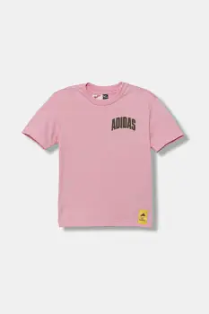 adidas tricou copii culoarea roz, cu imprimeu, JM0831 imagine