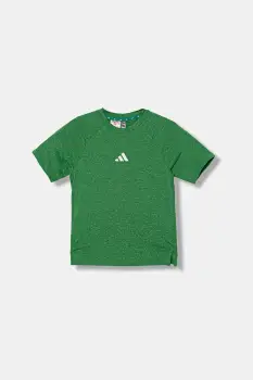 adidas tricou copii culoarea verde, cu imprimeu, JM4323 imagine