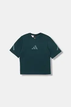 adidas tricou copii culoarea verde, cu imprimeu, JW2432 imagine