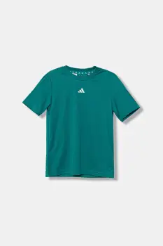 adidas tricou copii culoarea verde, cu imprimeu, JW4991 imagine