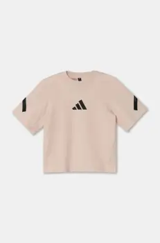 adidas tricou copii J ZNE TEE culoarea roz, JF2846 imagine