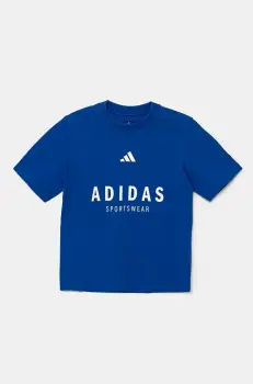 adidas tricou de bumbac pentru copii cu imprimeu, JC7615 imagine