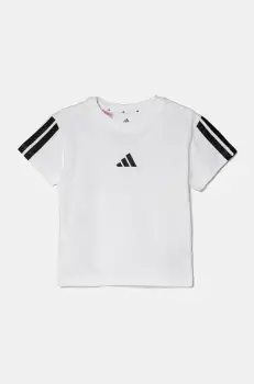 adidas tricou de bumbac pentru copii culoarea alb, JJ0945 imagine