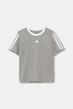 adidas tricou de bumbac pentru copii culoarea gri, JW8631 imagine