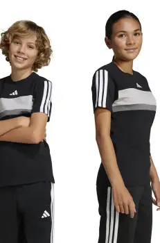 adidas tricou de bumbac pentru copii culoarea negru, cu imprimeu, JC7468 imagine