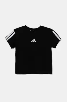 adidas tricou de bumbac pentru copii culoarea negru, JJ0946 imagine