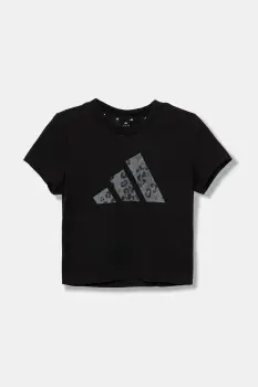 adidas tricou de bumbac pentru copii culoarea negru, KC5448 imagine