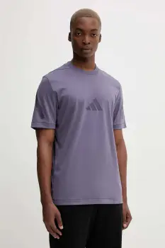 adidas tricou din bumbac adidas x Z.N.E culoarea violet, cu imprimeu, JW4740 imagine