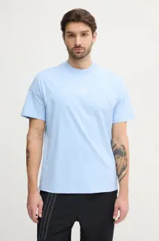 adidas tricou din bumbac ALL SZN barbati, neted, JI6404 imagine