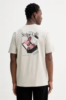 adidas tricou din bumbac Coffee Cafe imagine