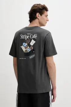 adidas tricou din bumbac Coffee Cafe imagine
