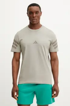 adidas tricou din bumbac Future Icons barbati, culoarea verde, cu imprimeu, JI8783 imagine