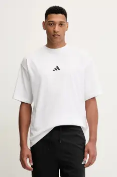 adidas tricou din bumbac Future Icons culoarea alb, cu imprimeu, JC5339 imagine