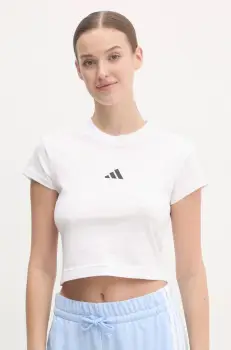 adidas tricou din bumbac Future Icons femei, culoarea alb, JE4001 imagine