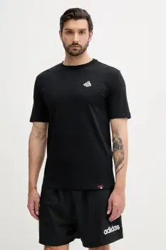 adidas tricou din bumbac Mini Pizza Graphic Tee culoarea negru, cu imprimeu, JM6483 imagine