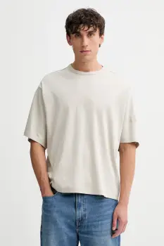 adidas tricou din bumbac Soft Lux culoarea bej, uni, KB6778 imagine