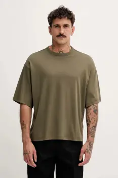 adidas tricou din bumbac Soft Lux culoarea verde, cu imprimeu, KB8094 imagine