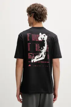 adidas tricou din bumbac The Anx Hoop imagine