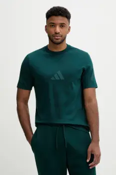 adidas tricou din bumbac x Z.N.E culoarea verde, cu imprimeu, JW4736 imagine